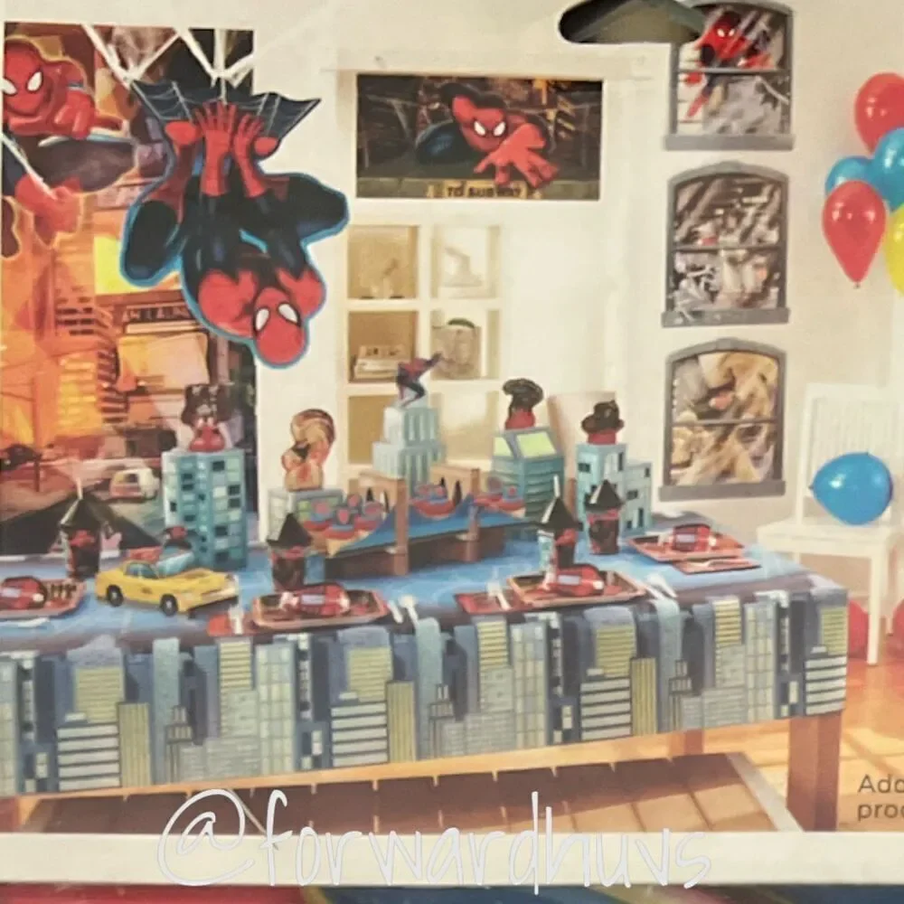 Marvel Spider-Man Hallmark Party - Party Table Decorating Kit NWT